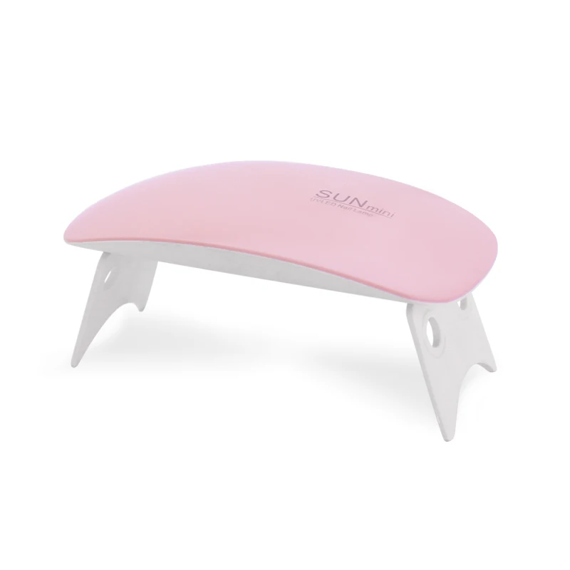

Clou Beaute LED Mini Gel Nail Lamp 6W Portable USB Charge Gel Nail Dryer LED Light Fast Dry Nails Gel Pink White Series Usb Type