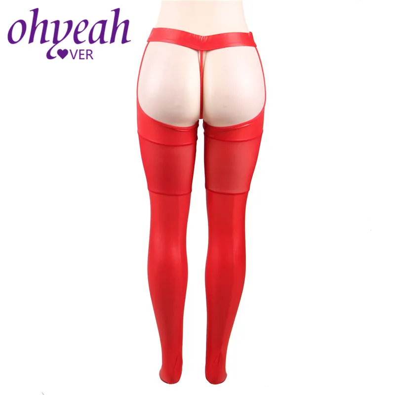 Сексуальные колготки Ohyeahlover для женщин Колготки с открытой промежностью женское