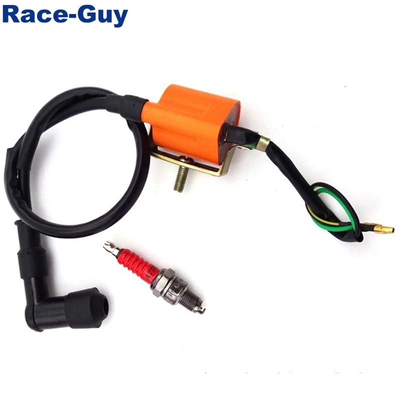 Гоночная катушка зажигания + Свеча A7TC для китайского 50cc 70cc 90cc 110cc 125cc XR50 CRF50