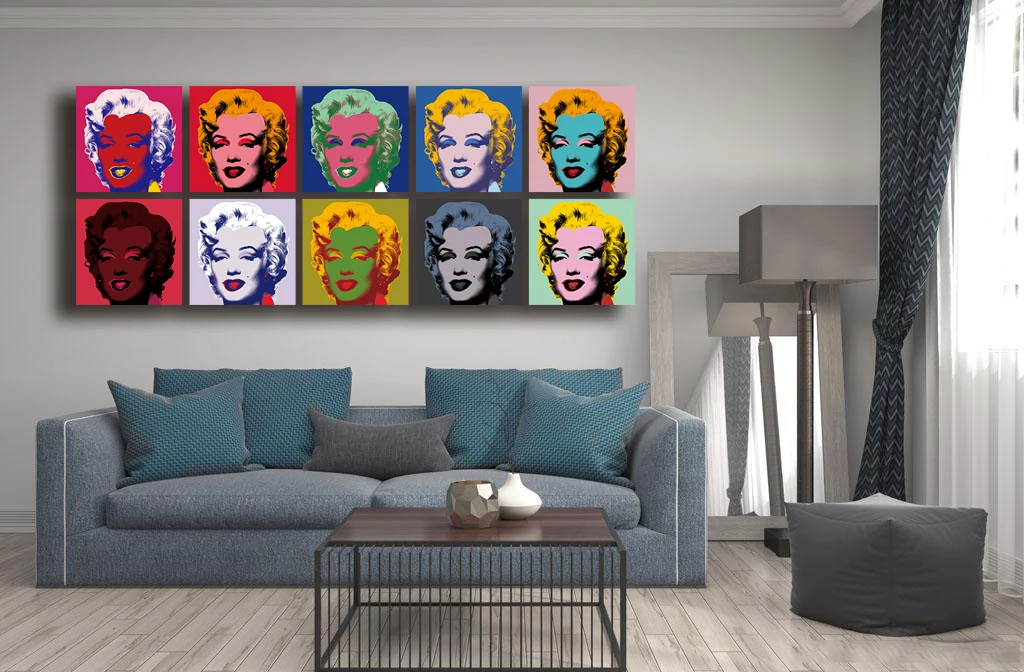 Andy Warhol 10 шт. Мэрилин Монро украшение на стену, живопись маслом печать живопись на холсте без рамки картины для гостиной подарок пейзаж