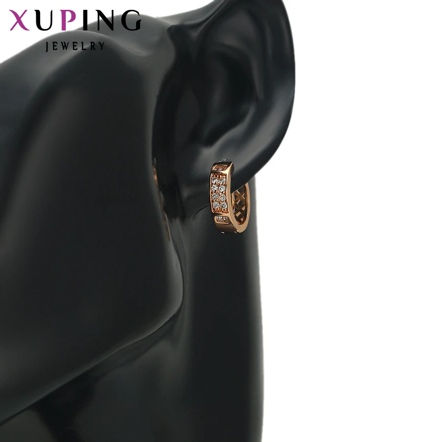 Xuping серьги, Новое поступление, серьги, очаровательный стиль, розовое золото, позолоченные серьги для женщин, Рождество S29, 7-21891