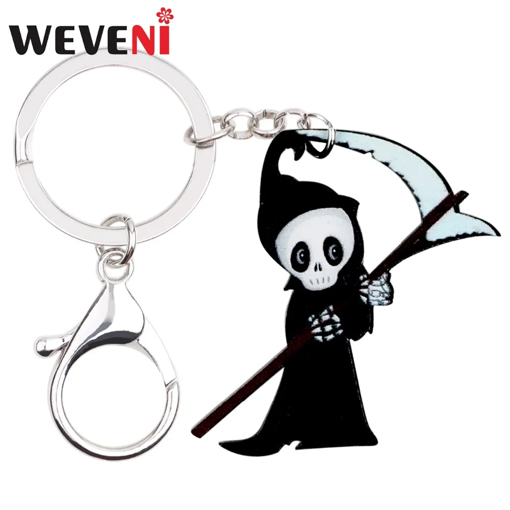 WEVENI акриловые брелоки для Хэллоуина вечеринки брелок симпатичный держатель