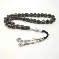 tasbih black shell male muslim high grade rosary ramadan muslim prayer beads 33 tespih islam mans jewelry bracelet