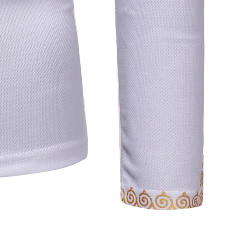 

Fashion African Style Printed Men's Leisure T-shirt with Long Sleeves and Print Male Personal Top Tshirt O-neck Collar Clothes