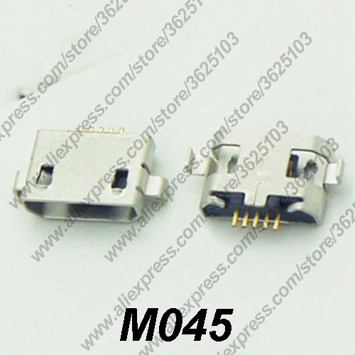 50 шт. разъем Micro USB M045 2 фута DIP Sink 1 6 для зарядки телефона 0 гнездо Mini 5 контактов|socket