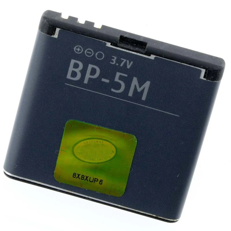 Оригинальный BP 5M аккумулятор телефона для Nokia 6220 классический 6500 слайд 8600 Луна 6110