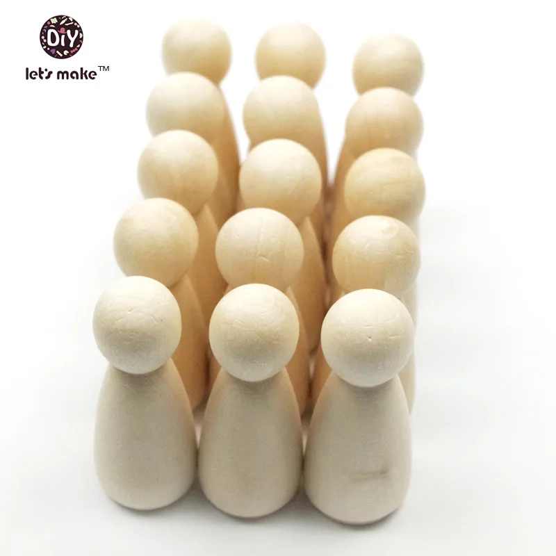 Let's make 20 Grandma Peg Dolls (2.1'')Solid Hardwood Natural Unfinished High Quality Turnings-Ready for Paint or Stain | Мать и