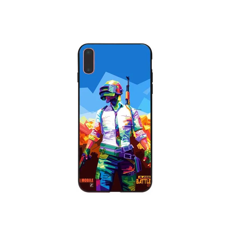 Игры PUBG PLAYERUNKNOW'S боя черный мягкий чехол для мобильного телефона Apple iPhone 7 8 6 6S Plus