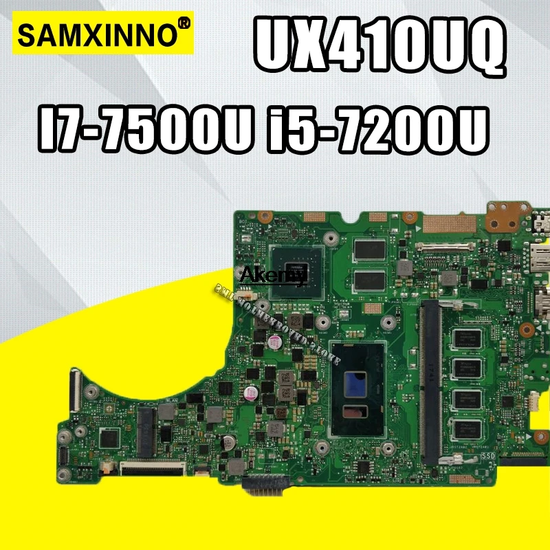 Для Alaptop материнская плата для ASUS UX410UAK UX410UV UX410UQ UX410UQK UX410UA материнская плата 4G/8G/ram I7-7500U обмен i5-7200U