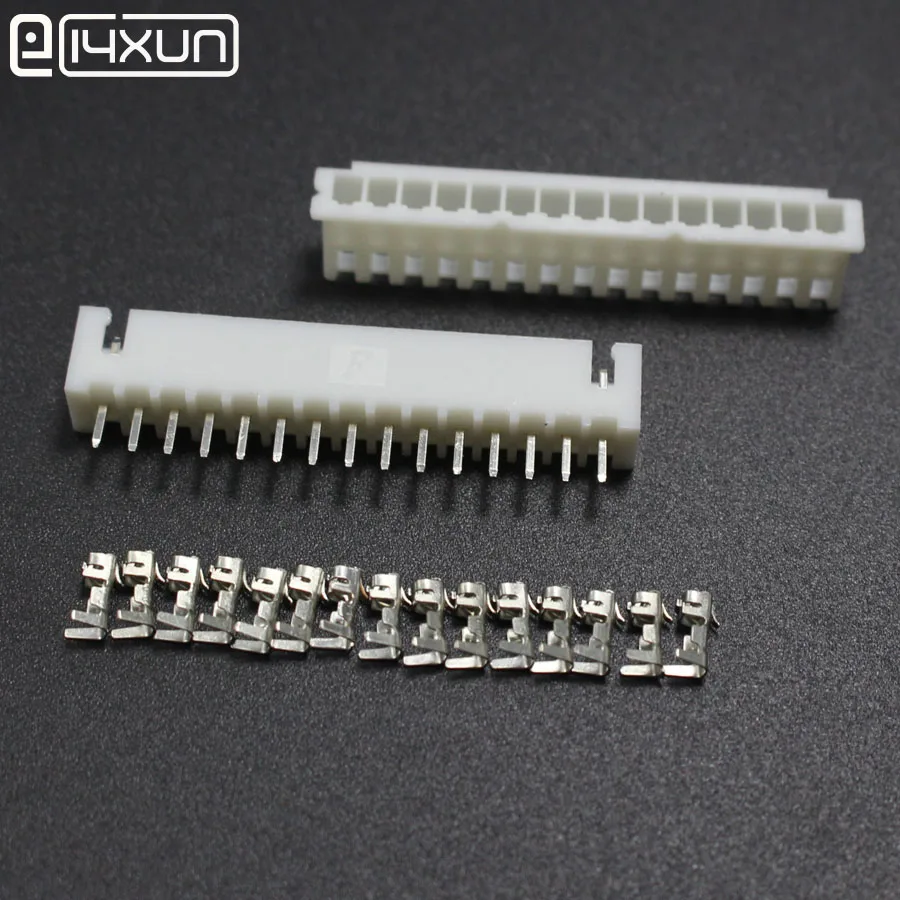25 Комплектов XH2.54 15P разъем 2 54 мм 15Pin XH 180 Угол заголовка + Корпус терминал для PCB