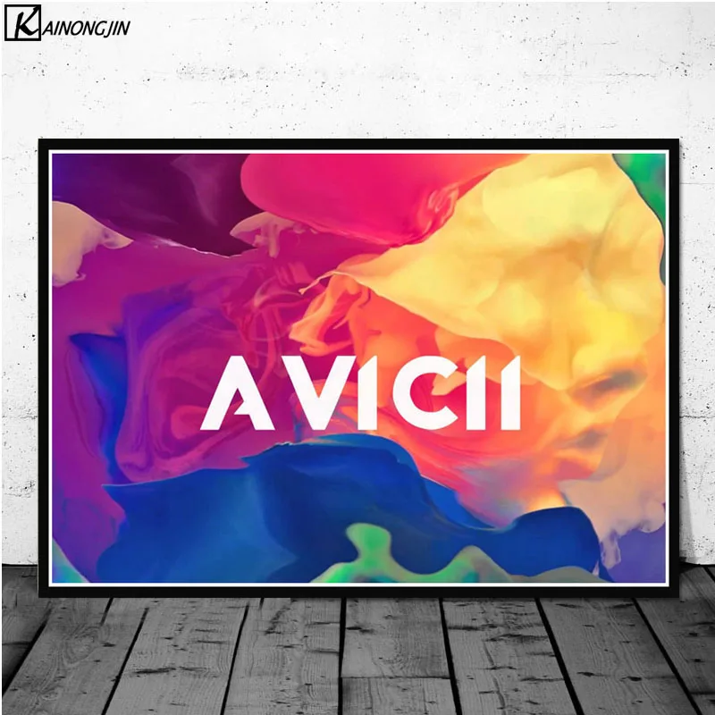 015 Avicii плакат DJ МУЗЫКА певица звезда Легенда плакаты и принты Холст Живопись стены Искусство картина для гостиной домашний декор - Цвет: 015