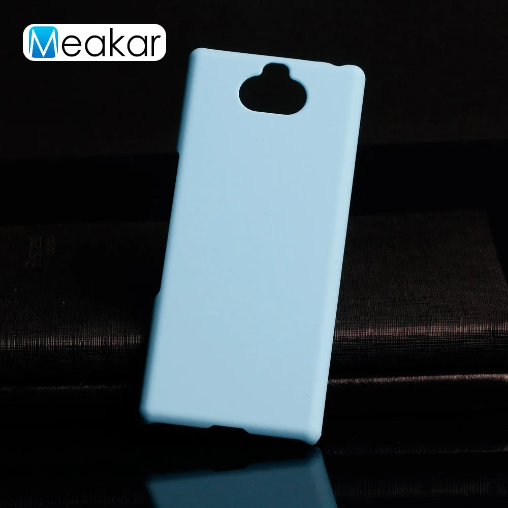 Матовая Пластик Coque 6.0For sony Xperia 10 чехол для sony Xperia 10 Xa3 I3113 I4113 I4193 I3123 телефона чехол-лента на заднюю панель - Цвет: Sky Blue