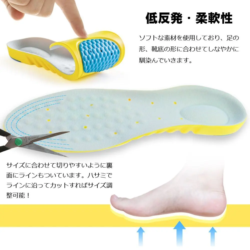 Insoles Foot Care for Plantar Fasciitis Heel Spur Running Sport Shock Absorption Pads arch orthopedic insole | Красота и здоровье
