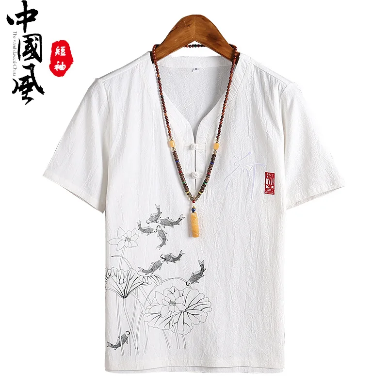 Zogaa Мужская футболка с короткими рукавами летняя корейская модная хлопковая и