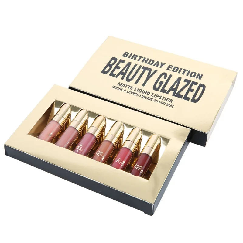 Женская сексуальная Матовая жидкая губная помада для макияжа водостойкая