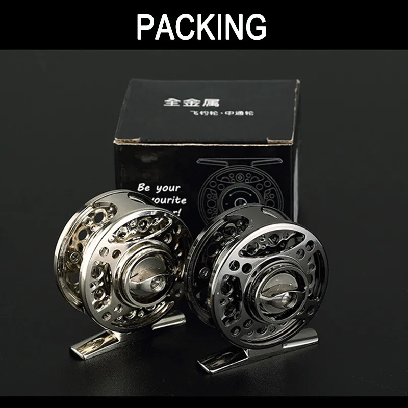Брендовая полностью Металлическая катушка для ловли нахлыстом FL60 из
