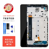 for xiaomi redmi note 4 mtk helio x20 deca core lcd assembly display touch screen with frame for xiaomi redmi note 4 3g32 464g