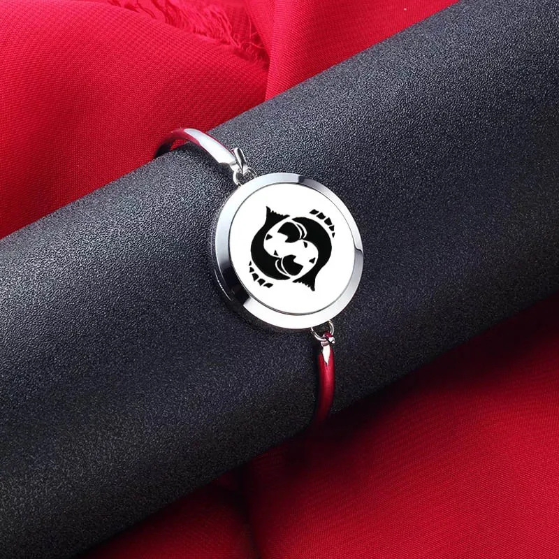 MODKISR оптом ароматический распылитель браслет из нержавеющей стали с принтом лапы