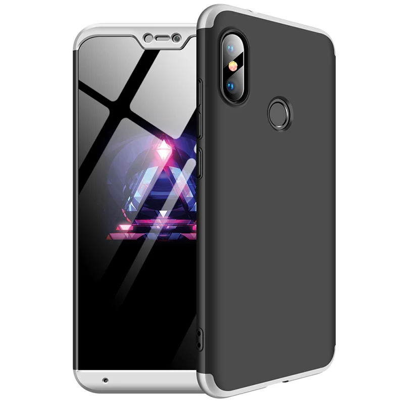 Black Silver 360 Полное покрытие чехол для samsung A50 A70S A80 A20 A30 A10s A40 A60 A90 Примечание J7 Prime S6 S7 край S10e S8 S9 плюс A7 M30s чехол - Цвет: Black Silver