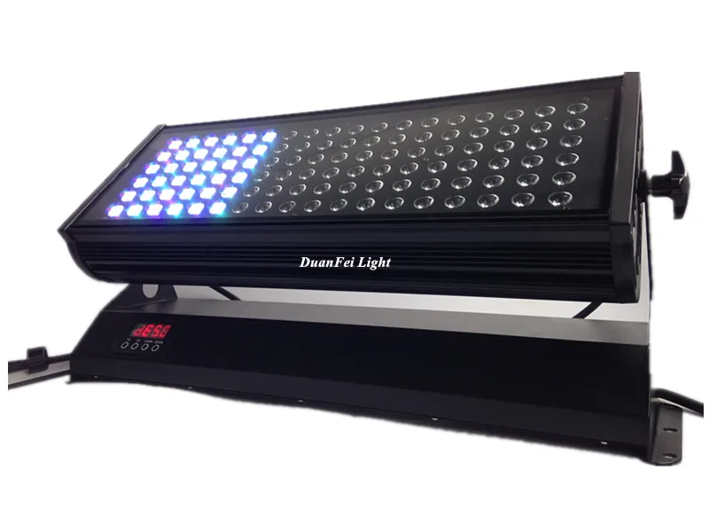 4 шт. водонепроницаемый rgb светодиодный настенный светильник dmx городской цвет 108*3