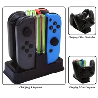 multi function charging dock station for nintend switch controller led display charger stand for ns switch joy con pro gamepad