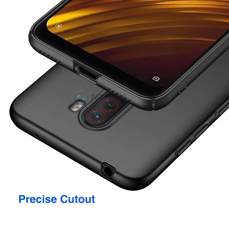 Ультратонкий матовый чехол для Xiao mi Pocophone F1 mi 5X 6X, жесткая задняя крышка из поликарбоната для Xiaomi mi 9 8 SE 8lite Note 3, роскошные пластиковые сумки
