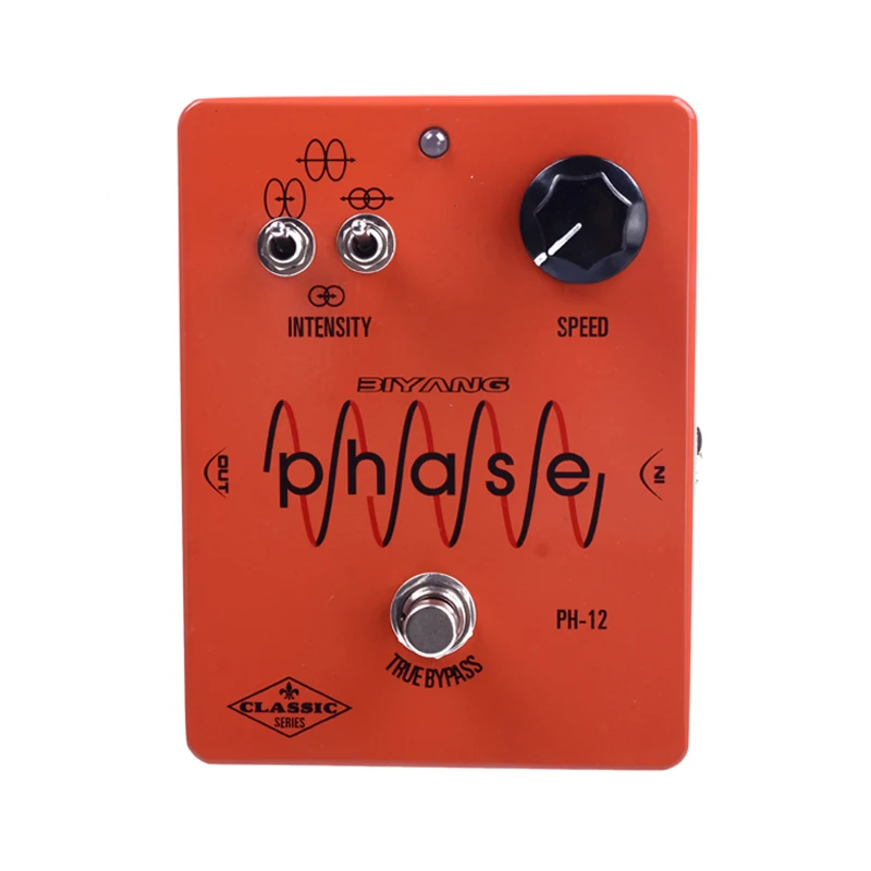 Biyang PH-12 MXR Phase 100 эффект на заказ истинный обход управления Скорость педаль эффектов для электрогитары с Золотая педаль разъем