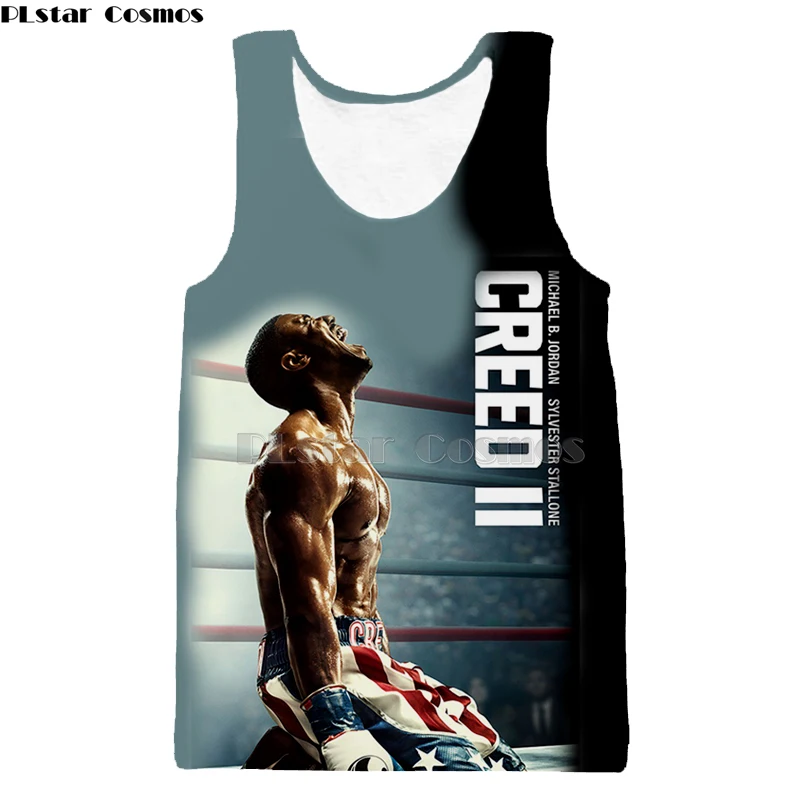 PLstar Cosmos new movies CREED 2 ROCKY DRAGO JR STALLONE, унисекс, крутые черные толстовки с капюшоном, толстовки, рубашки, топы с круглым вырезом и рукавами-7