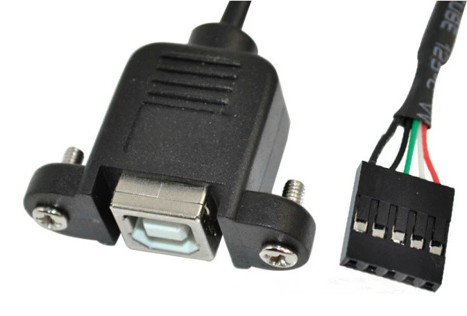 50 см ПК компьютер хост корпус материнская плата Внутренний 5Pin USB Женский USB2.0 B Dupont
