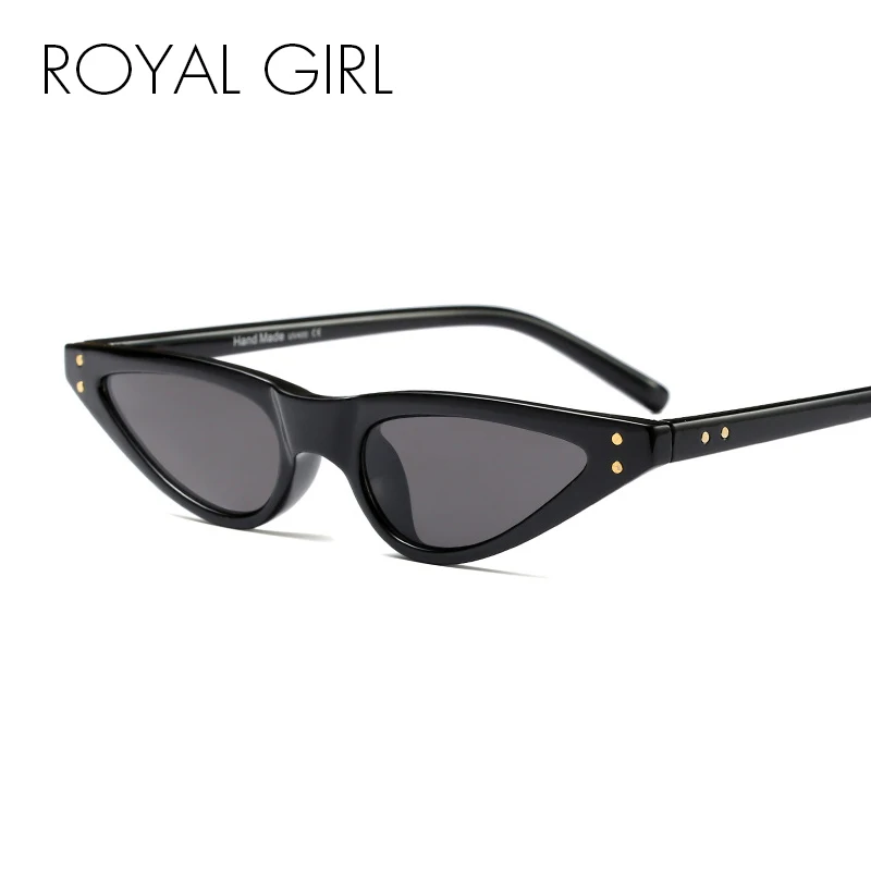 Очки солнцезащитные женские кошачий глаз с заклепками UV400|sun glasses female|brand cat eye