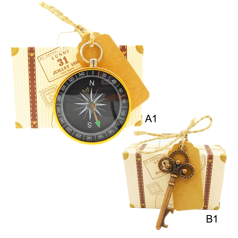 Подарочная коробка свадебные сувениры и подарки для конфет с дорожным компасом