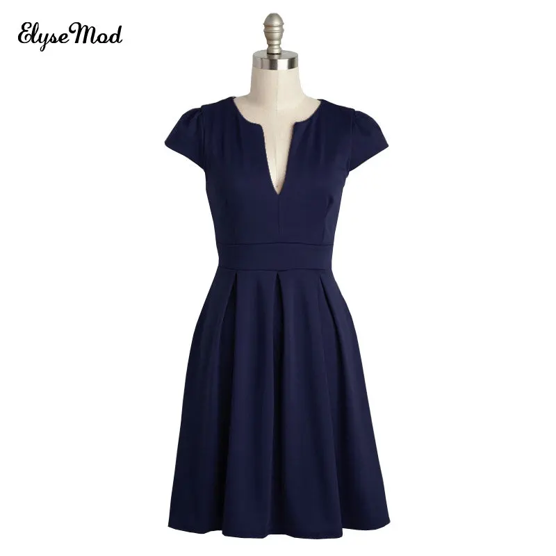 Платье До Колена С V образным вырезом и рукавами крылышками|special occasion dresses|special