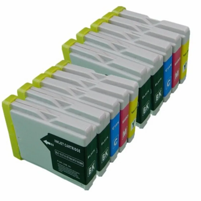 Чернильные картриджи 10PK LC960 LC970 LC1000 совместимы с Brother DCP зеркальные чернила для