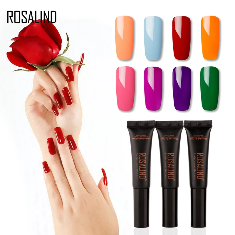 Solid Series лак для ногтей Гель Rosalind без кислоты праймер Bond Soak Off UV светодиодный
