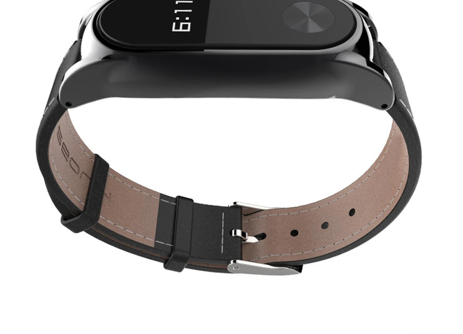 Zuczug ремень из натуральной кожи для Xiaomi Mi Band 1/1 s/2 коровьей материал ремешки на запястье браслет заменить аксессуары