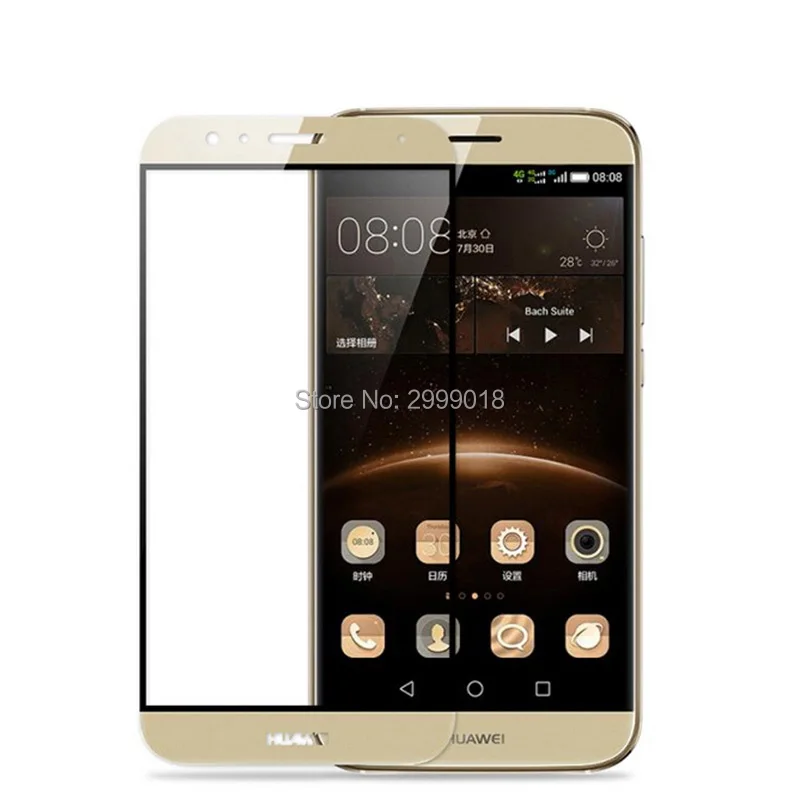 3D закаленное стекло для Huawei G8 GX8 GX 8 полное покрытие защитная пленка 9H Защитная