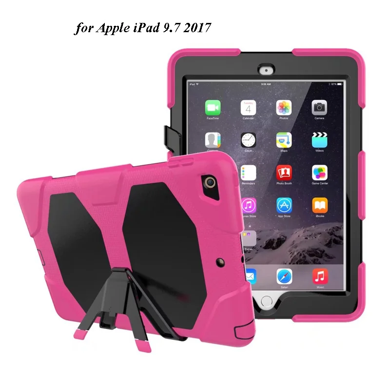 Чехол-подставка для iPad 9 7 2017 Pro Hybrid Armor PC силиконовый чехол 20 шт./лот компанией DHL Fedex