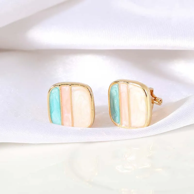 Kovtia Simple Design Earrings Without Pierced Square Clip On Non Ear Hole Earring | Украшения и аксессуары