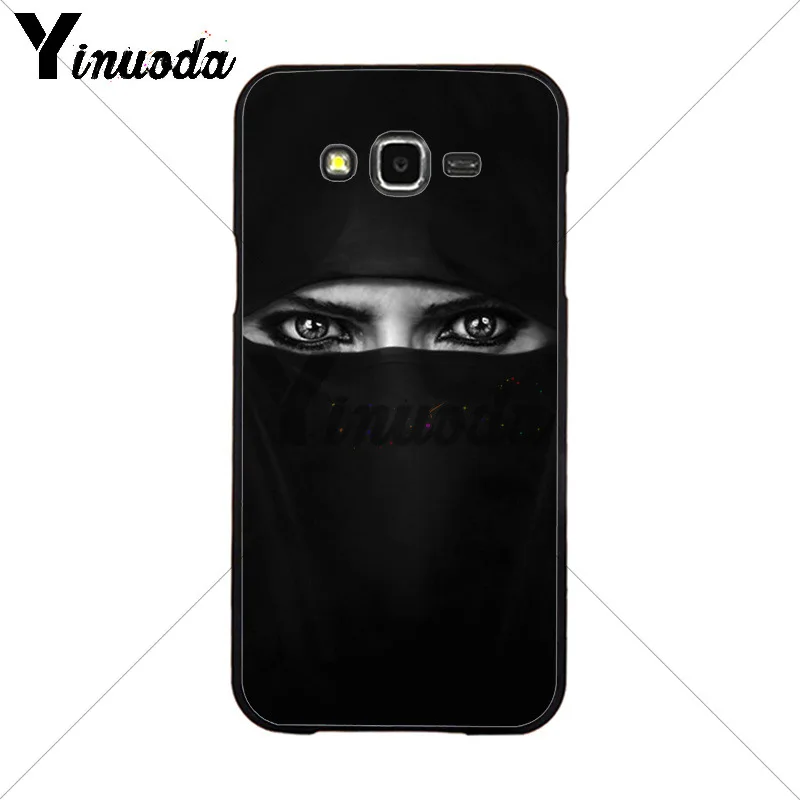 Роскошный чехол для мобильного телефона Yinuoda Musulman Islamique Gril Yeux Arabe Hijab Fille Samsung 2015J1 J5