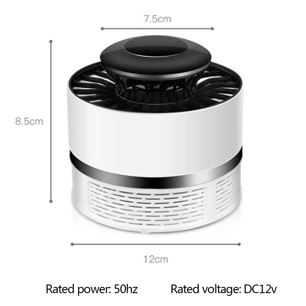 Photocatalytic Mosquito Killer Lamp Chemical-Free USB Power UV LED Light Anti Pest Dispeller With Suction Fan For Home | Лампы и