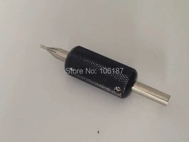 2 шт. черные патроны для тату-машинки из алюминиевого сплава ручки с насадками