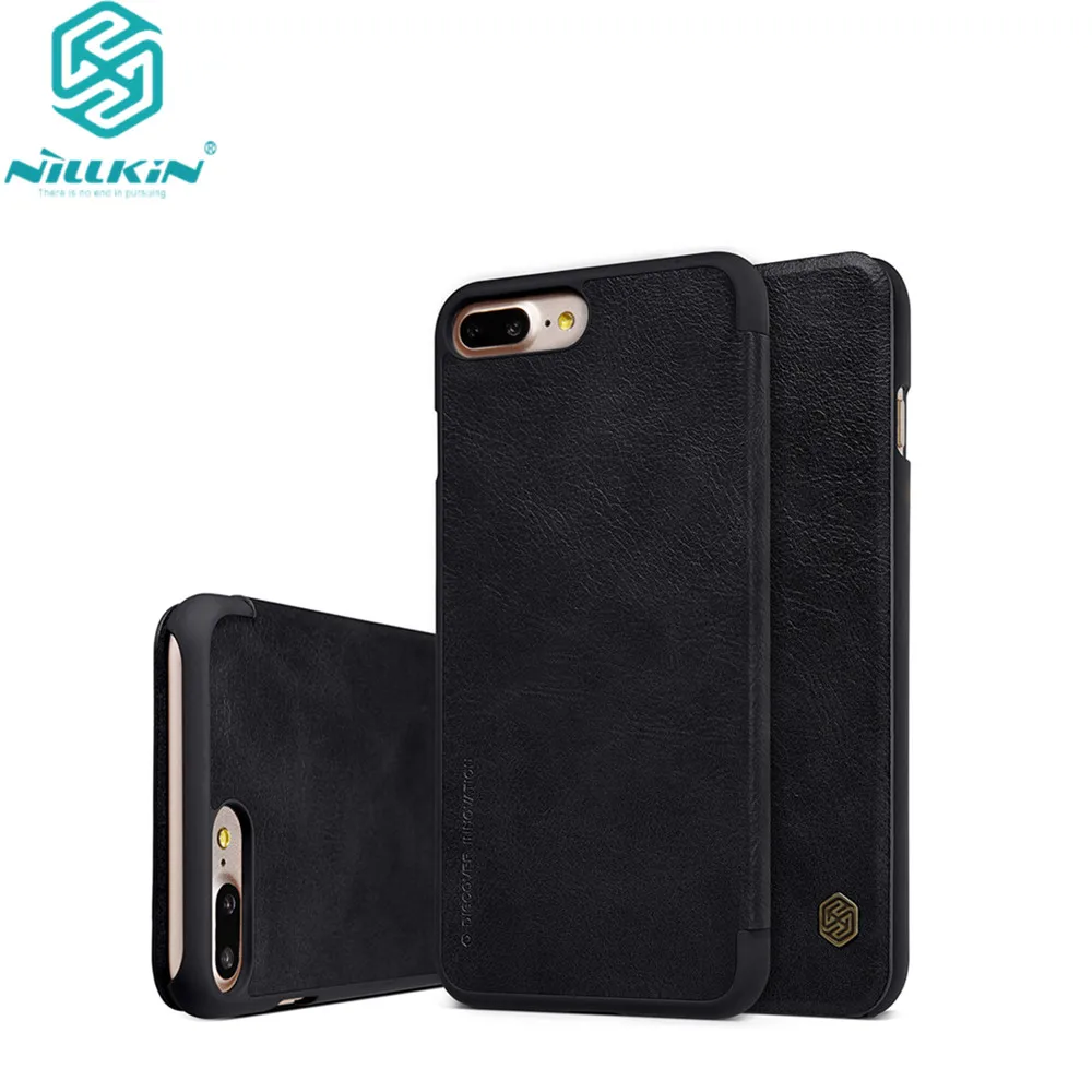 Чехол NILLKIN для Apple iphone 8 Plus серия Qin чехол книжка с бумажником plus из натуральной