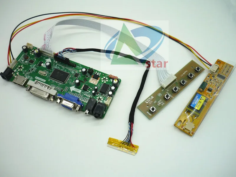 HDMI + DVI VGA аудио набор для платы ЖК контроллер 15 4 дюйма LTN154AT07 1280*800 LVDS 30 иглы ноутбук