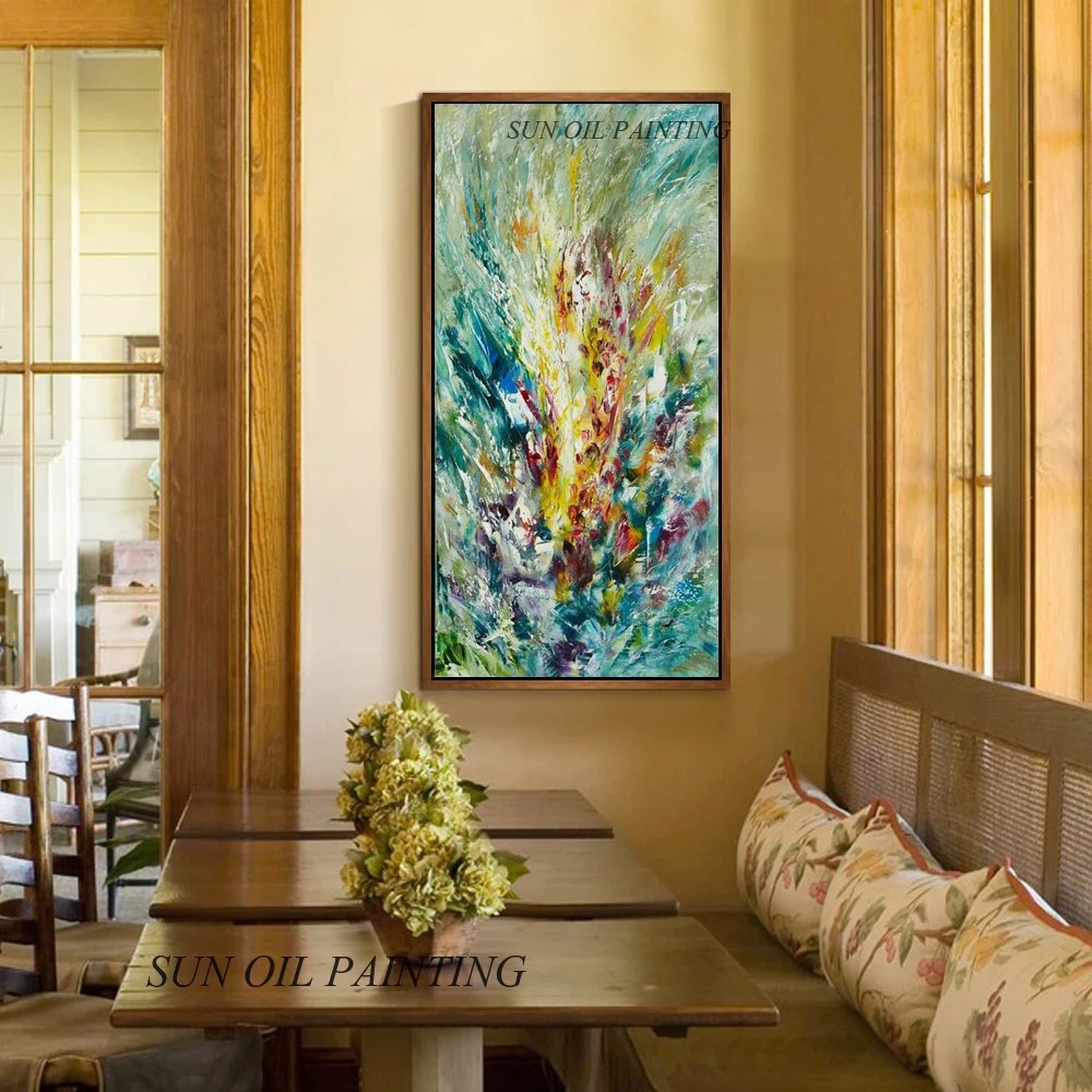 Абстрактная Картина на холсте Гладиатор картина маслом для украшения стен