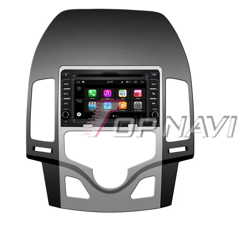 Topnavi 6,2 дюймов Восьмиядерный S200 Android 8,0 автомобильный DVD мультимедийный автопроигрыватель для hyundai I30 Авто AC стерео двойной DIN gps навигация