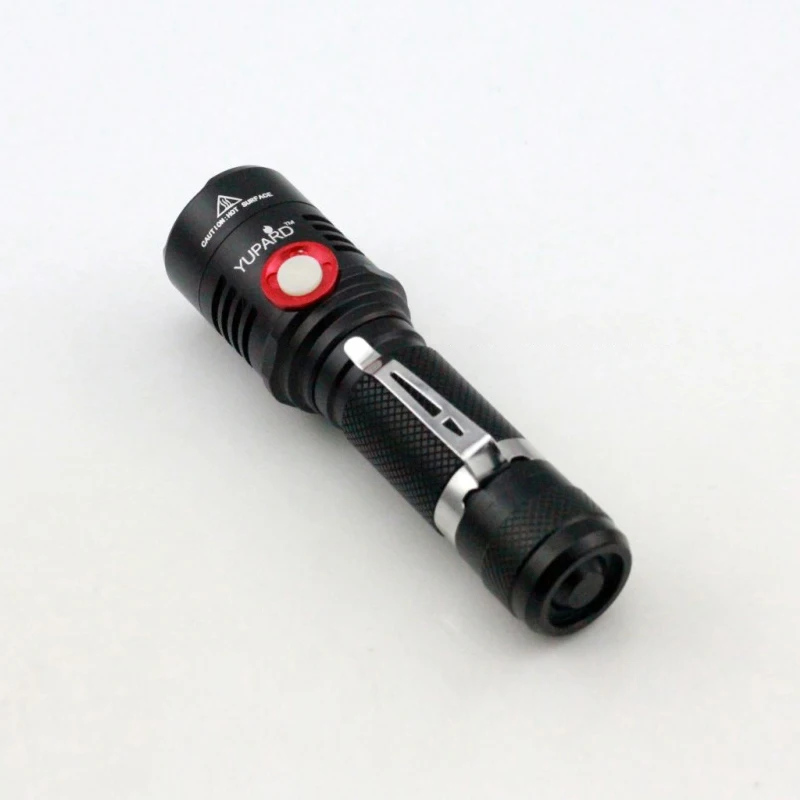 Светодиодный фонарик Usb Перезаряжаемый Xm-t6 Led 1200 люмен 3 режима обещают затемнение масштабируемый тактический фонарь