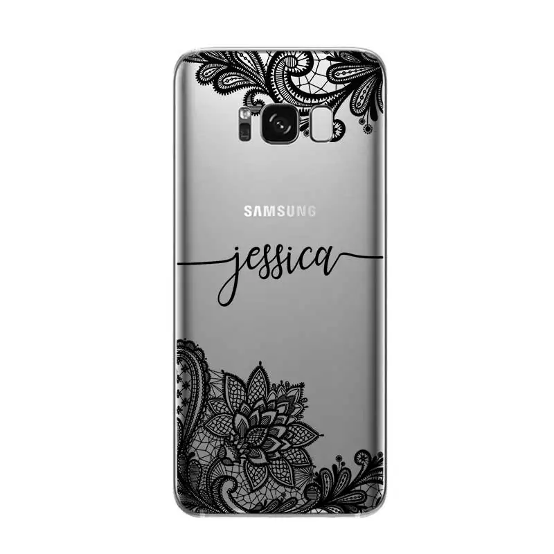 На заказ Ваше имя DIY Модный чехол для samsung Galaxy S5 S6 S7 S8 S9 S10 S10E Lite Edge Plus |