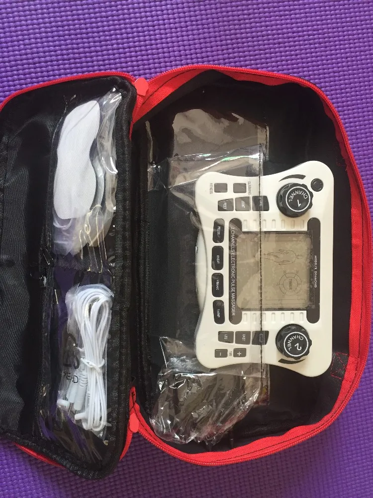 Двойной выход электронный многофункциональный массажер для тела Массажер