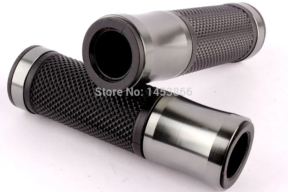Gray Evomosa Универсальный 7/8 ''22 мм руль мотоцикла с ЧПУ Ручка, рукоятка рукоятки для мотоцикла ДЛЯ Chopper CRUISER Cafe Racer - Цвет: Gray