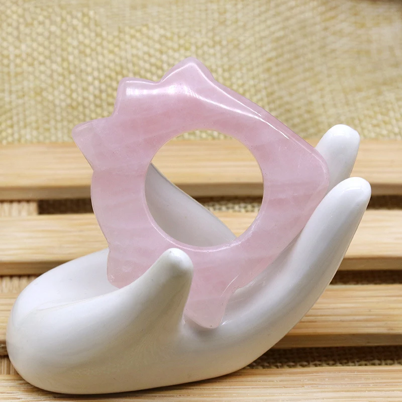 Профессиональный натуральный нефрит для лица акупунктура массажный инструмент